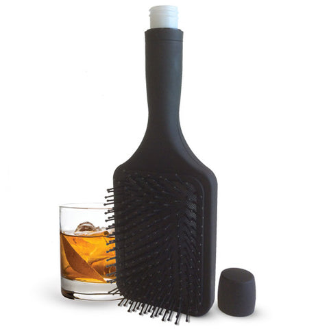 Hairbrush Flask - smuggleyouralcohol.com